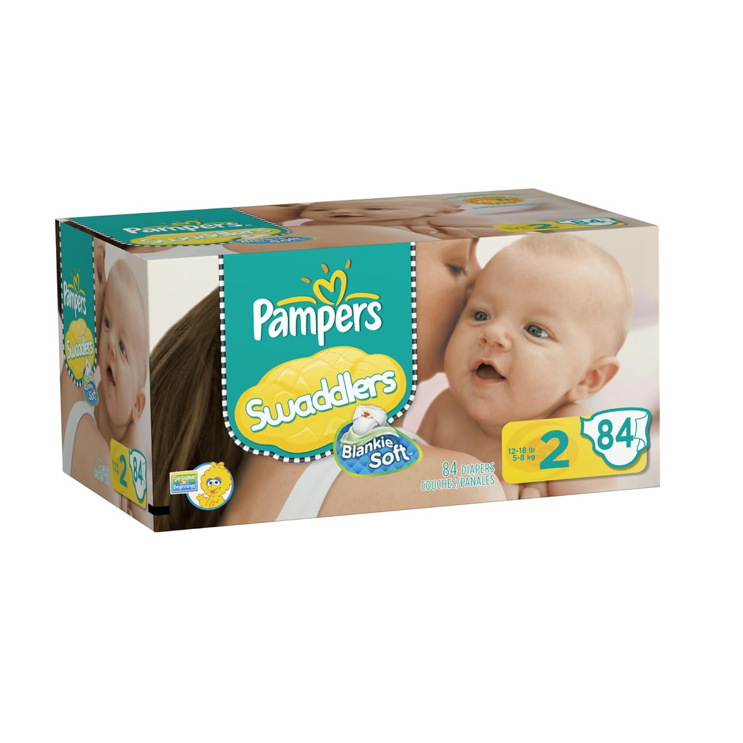 Pampers Swaddlers Diapers Big Pack Size 2 84 Count Health & Personal Care