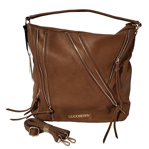 Cocoberry Multipurpose Premium Quality PU Leather Classic and Stylish Bag | Everyday Useful Office Bag | College Bag | Party Bag | Casual and Good Looking Shoulder Handbag With Sling Bag for Girls and Womens - (Beige)