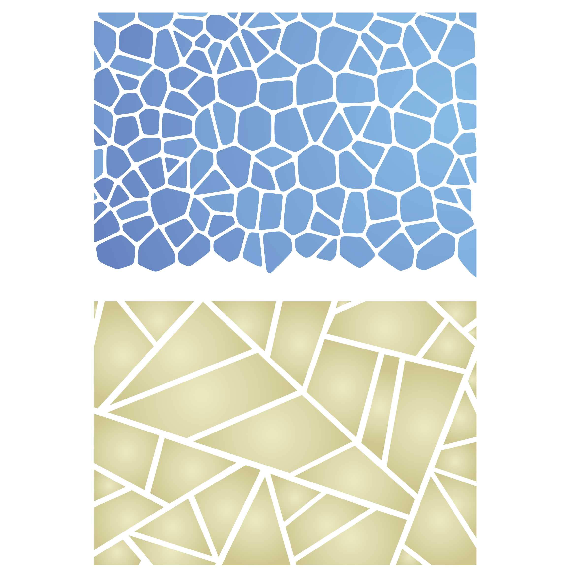 Crackle Geometric Layering Stencil, 11.43 x 16.51 cm - Layering Stencil use to add Texture and Design to Mixed Media Backgrounds