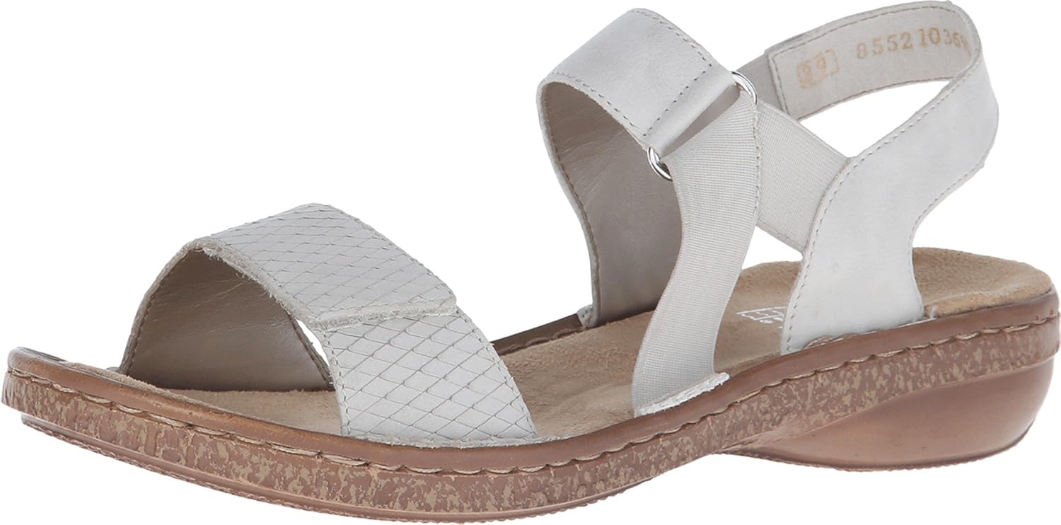Ladies Rieker Wedge Sandals 63687