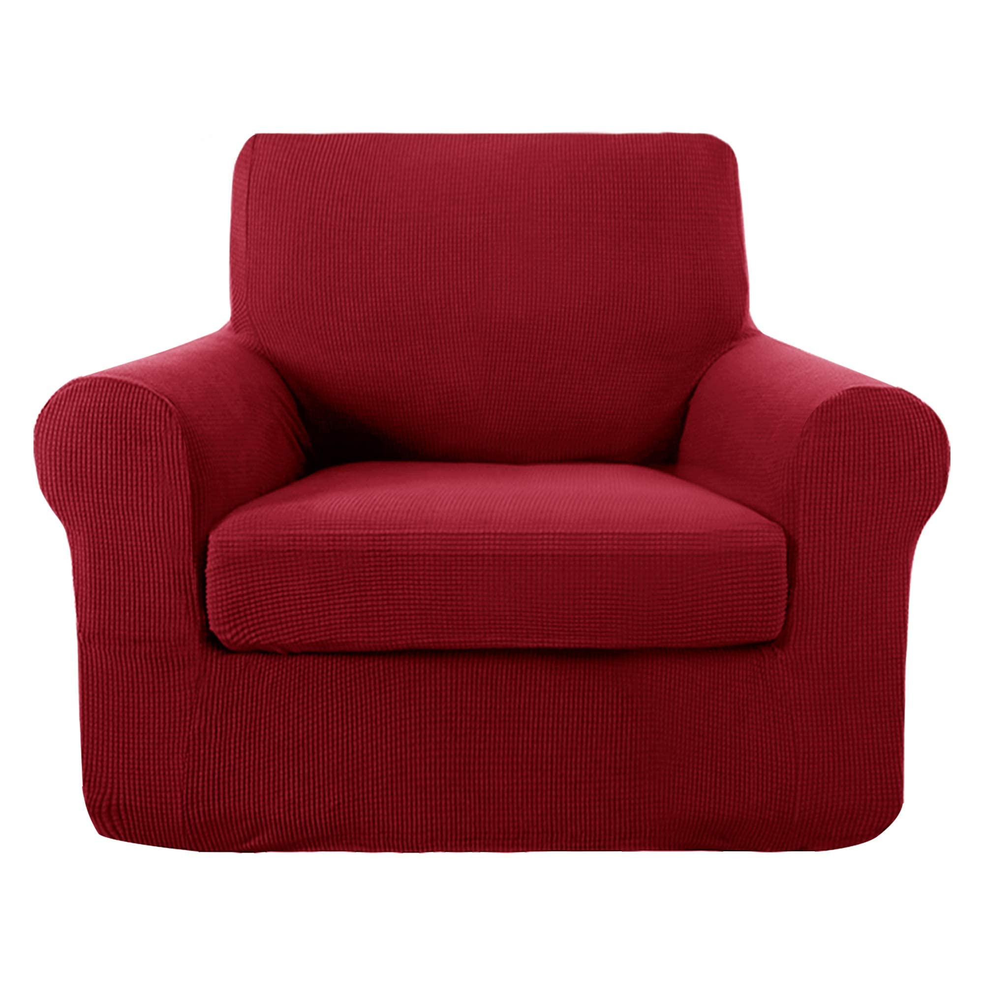 Deconovo Elastic Sofa Cover 1 Seater Sofa Cover for Armchairs 80 cm to 120 cm