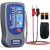 Replacement for supco M500 Megohmmeter, 500V Digital Insulation Resistance Tester, 20–1000 MΩ Range, LED Zone Scale, Portable Megger Diagnostic Tool for HVAC, Compressors, Motors, Wiring, Panel Boards