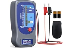 AITUZERO Replacement for supco M500 Megohmmeter, 500V Digital Insulation Resistance Tester, 20–1000 MΩ Range, LED Zone Scale, Portable Megger Diagnostic Tool for HVAC, Compressors, Motors, Wiring, Panel Boards