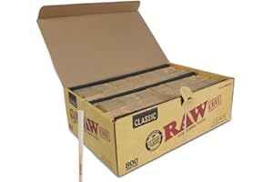 RAW Natural Cones Pre-rolled Lean Size Box 800 - 110mm W/ 40mm Tip