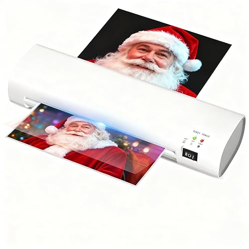 A4 Laminator Machine with Laminating Pouches, Paper Trimmer, Corner Rounder Set