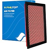 PHILTOP CA4309 Upgraded Engine Air Filter for Nissan, Subaru | for QX60, Altima, Pathfinder, Murano, Maxima, Sentra, Xterra, Frontier, Forester, Impreza, Legacy, Outback