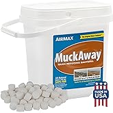 Airmax MuckAway Bacteria Enzyme Tablets for Ponds &amp; Lakes, 8 Scoops | Natural beneficial bacteria muck, sludge &amp; noxious odor solution for cleaner beaches &amp; shorelines; fish, pet &amp; wildlife safe