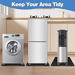 ToLanbbt Mini Fridge Silicone Mat with 4 Base