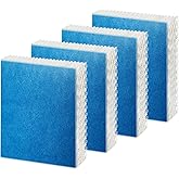 HFT600 Filter T Humidifier Wick Filter Compatible with Honeywell Top Fill Tower Humidifier HEV615, HEV620, Mesh Treated Layer