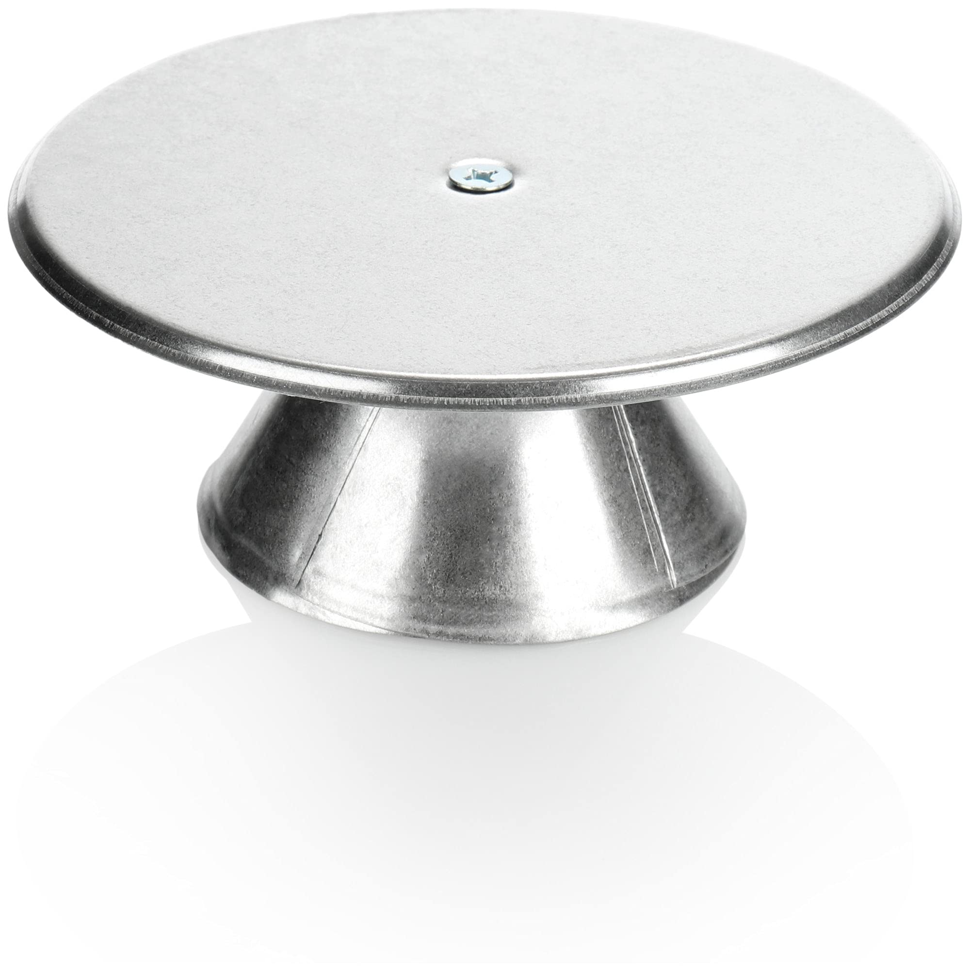 COM-FOUR® Fireplace Hole Cover with Insulation Plate - Galvanised Steel Chimney Cap - 150mm (160mm)