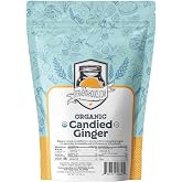 Fermentaholics USDA Certified Organic Candied Ginger, 7 oz &ndash; For Snacking, Baking, Cocktails, Drinks, and Fermentation - Great for Secondary Fermentation &amp; Kombucha Flavoring