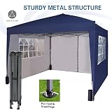 Mcc Direct Pop-up Gazebo 3m x 3m with Sides 4 Weight Bags Waterproof Canopy view 6
