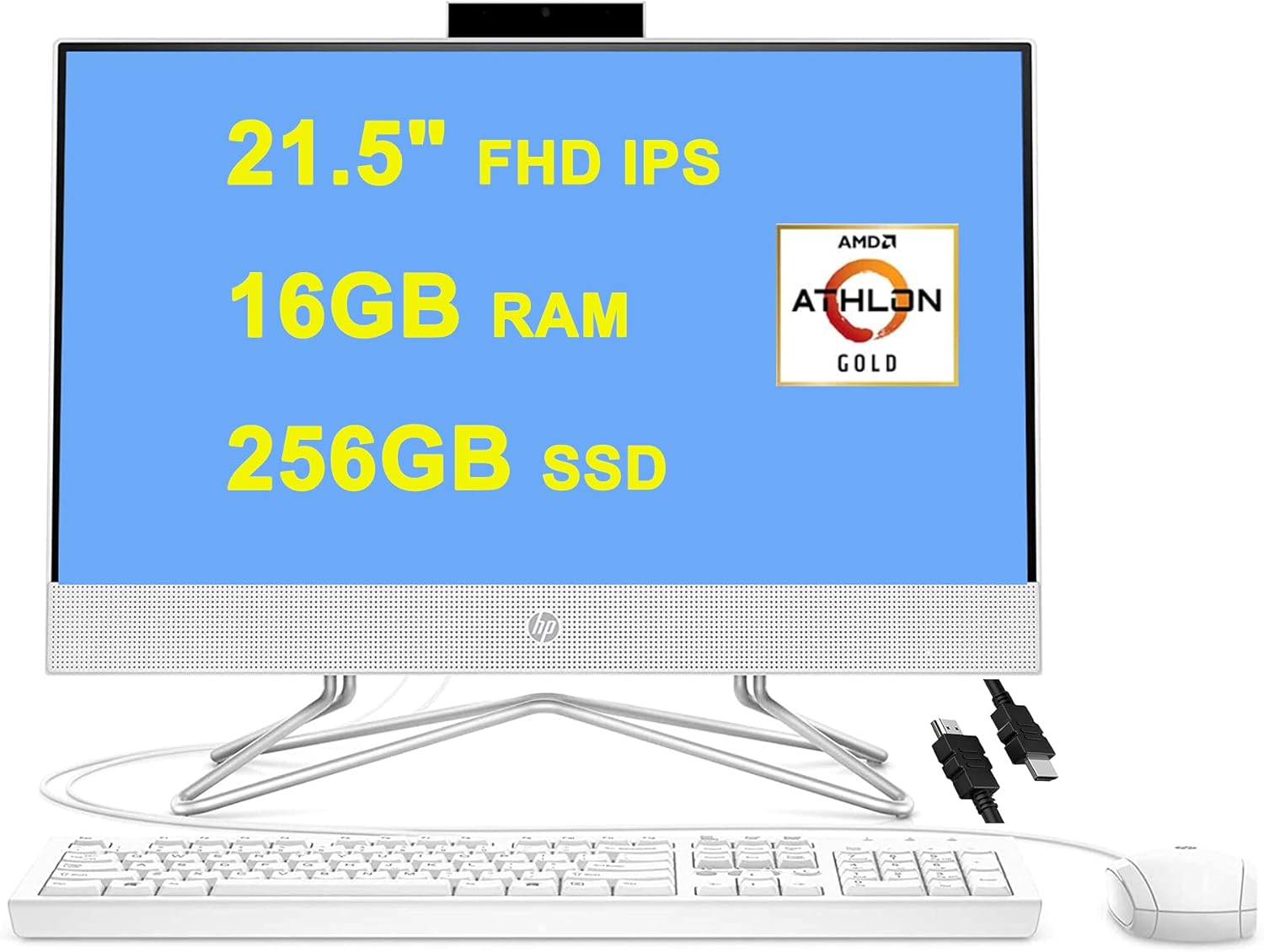 2020 Flagship HP 22 All in One Desktop Computer 21.5