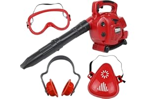 TeganPlay Kids Leaf Blower | Toddler Landscaping Gardening Tools and Equipments | Includes Mask Safety Goggles and Earmuffs