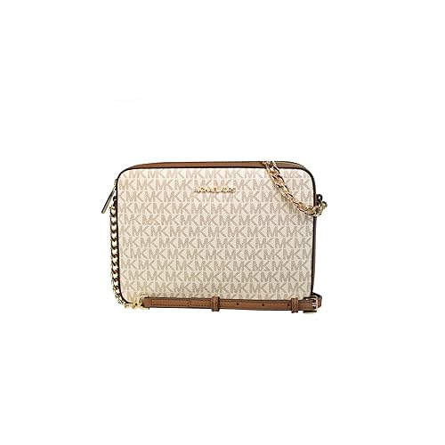 Michael Kors Women's Jet Set Item Lg Crossbody, Vanilla 2019