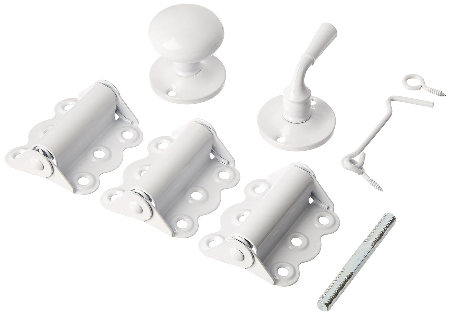 Wright Products V321WH VINYL/WOOD SCREEN DOOR KIT, WHITE