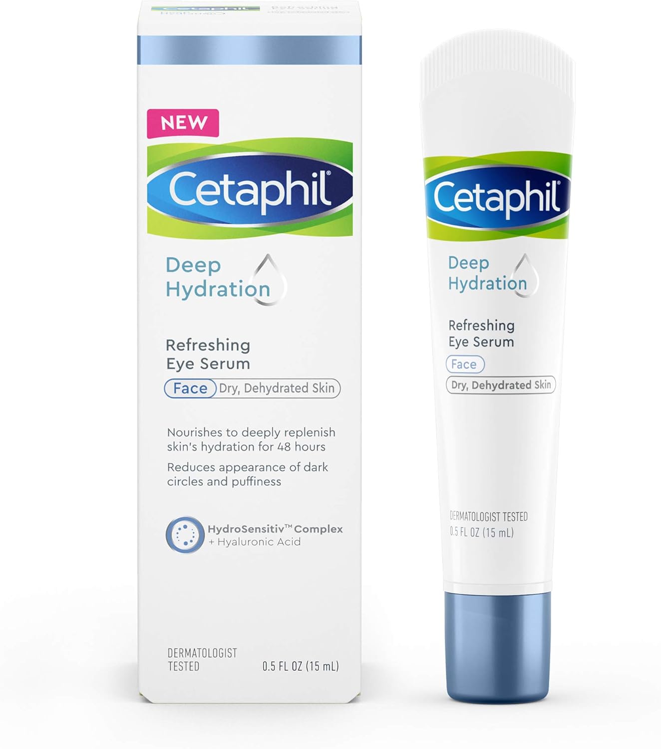 CETAPHIL Deep Hydration Refreshing Eye Serum 0.5 fl oz 48 Hour