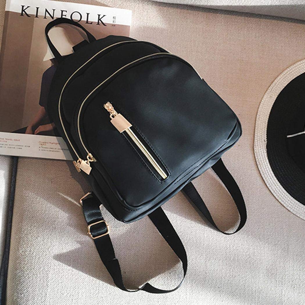 XioNiu Women Casual Solid Zippers Closure Lightweight Outdoor Backpack Backpacks