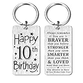 HYHYDHP Happy 13th 16th 18th Birthday Keychain - 20th 25th 30th 35th 50th 60th Birthday Gifts Ideas