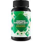 Vertigo Support Max Pro Balance - Dizziness & Vertigo Dietary Supplement for Natural Dizziness & Vertigo Support - Anti Dizziness Pills to Balance Your Body & Support Your Overall Health