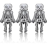 Skeleton Man Balloons Halloween Foil Balloons Skull Balloon for Halloween Themed Party Decoration Supplies Birthday Decoration Decor Ballons Arch Kits Party Balloon Set 3pcs