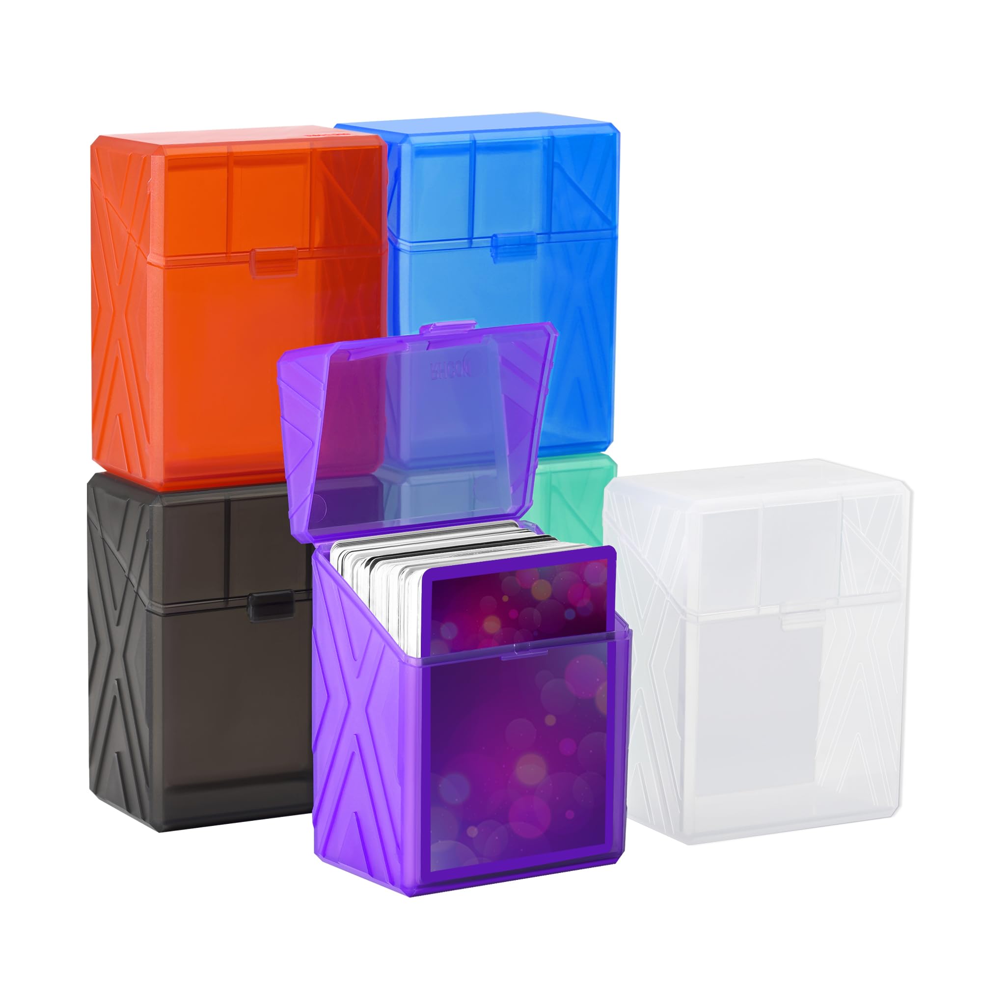 Risou 6 Pack MTG Deck Box Compatible with Magic The Gathering, TCG, OCG and Standard Size Card Games. Holds 150+ Cards (NO CARDS), Colour