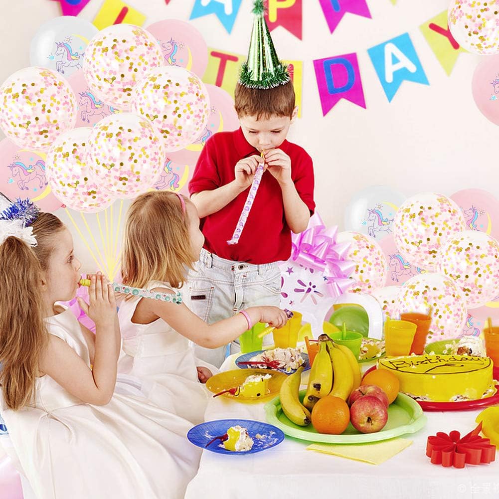Pack Of 35 Unicorn Balloons Birthday Party Decorations Engagment Birthday Backdrop Gender Reveal Christmas Decor Baby Shower Rainbow Unicorn Mylar Balloon For Unicorn Theme Party Supplies Toys Games Balloons