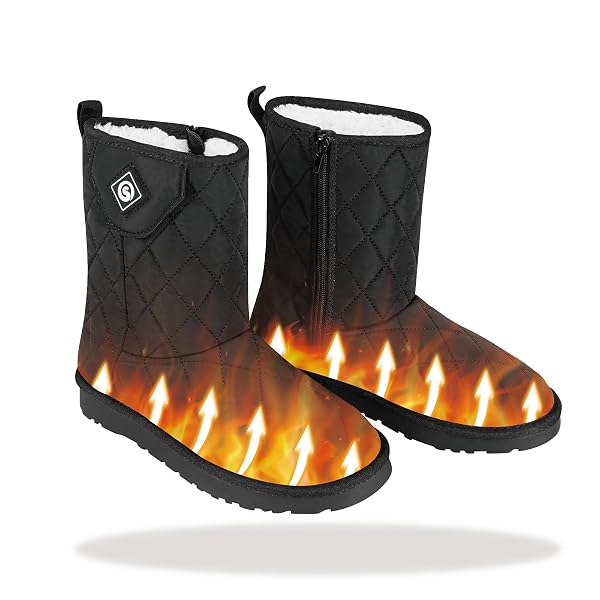 SAVIOR HEAT HEATED BOOTS HEATED SHOES FOR WOMEN...
