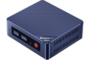 Beelink MINI S12 Mini PC, Intel 12th Gen N95 (4C/4T up to 3.4GHz), 8GB DDR4 256GB SSD, Dual HDMI 4K Display, WiFi 5, BT4.2, G