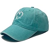 Washed Vintage Heart Baseball Cap Men Women Outdoor Sun Hat Summer UV Protection Duckbill Multiple Colors