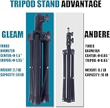 GLEAM Projector Stand Large Tray 15.5x11.5in Height Adj 24-40in Laptop DJ Gear view 4