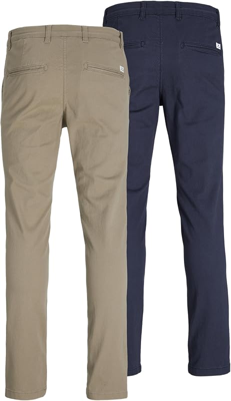 Herren Jjimarco Jjdave AKM 2 Pack Noos Hose, Beige, 34W / 30L EU
