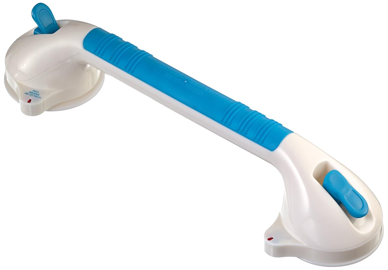 NRS Healthcare Suction Grab Bar Rail Safety Bathroom Blue Support Hand