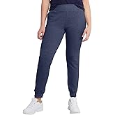 Hanes Women's EcoSmart Joggers, Midweight Cotton-Blend Fleece Sweatpants for Women