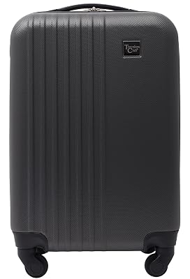 Travelers Club Cosmo Luggage, Charcoal Grey - 20 Inch, 20-Inch