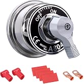 Spurtar Battery Disconnect Switch 12V 24V 48V Heavy Duty Battery Shut Off | Cut Off Power Kill Switch Isolator 200A High Current for Car, Vehicle, Truck, Winch, ATV, RV, Marine, Boat