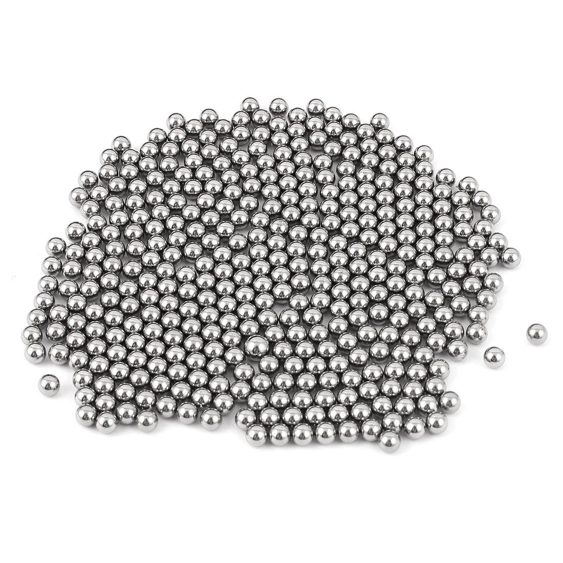 sourcing map Bike Bicycle Wheel Carbon Steel Balls Bearing 4mm Diameter 350Pcs