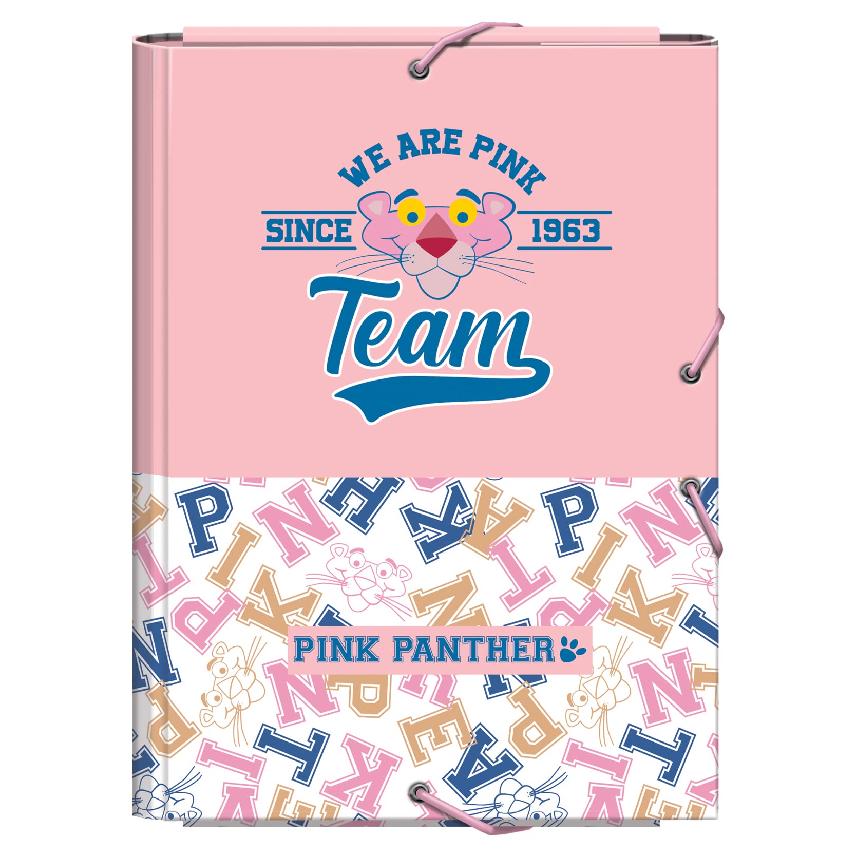 Dohe - A-4 size folder with 3 flaps - Pink Panther - FSC Mix AEN-COC-000243 - Team Model