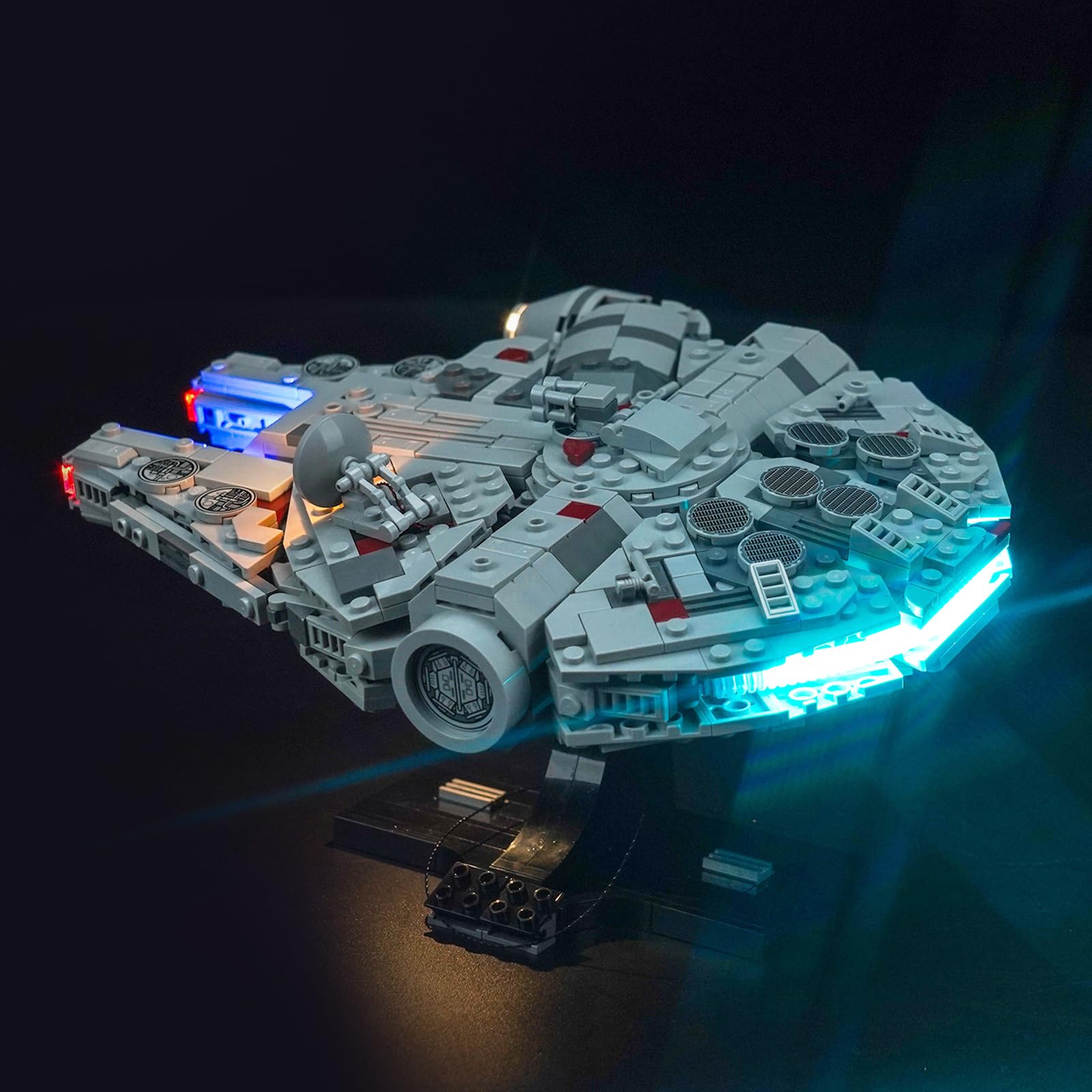 LocoLee Light Kit for Lego Millennium Falcon 75375 Star Wars, Lighting Set for Lego 75375 Millennium Falcon - Not Include Models, Just Light Kit — image 1