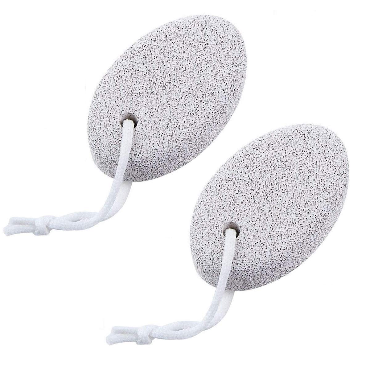 Naturacare Pumice Stone 2Pcs,Natural Lava Foot Scrubber Pumice Stone for feet,Hands,Body,Natural Foot File and Callus Remover for Skin Exfoliation