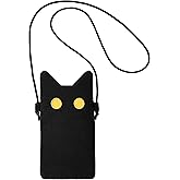 S.Leaf Small Crossbody Bags for Women Travel Black Anti Theft Cell Phone Crossbody Bags Purses Cat Lover Gifts for Women