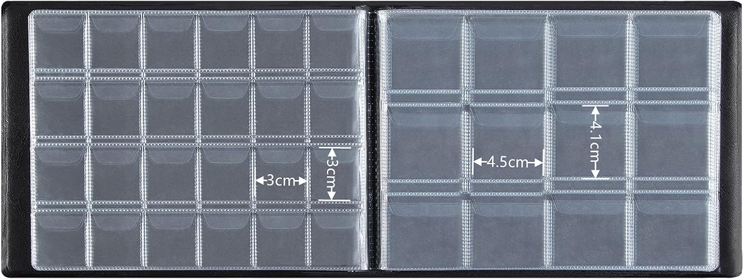 MUDOR Coin Collection Holder Album for Collectors, 240 Pockets Coin Collection Book Supplies (Black): Toys & Games
