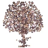 Rustark 650Pcs Brown Resin Buttons Favorite
