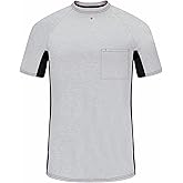 Bulwark FR Mens Bulwark® Men's Fr Short Sleeve Base Layer with Concealed Chest Pocket