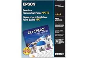 Epson Presentation Paper Matte (8.5x11 Inches, 50 Sheets) (S041257)