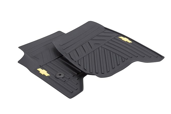 23452767 Floor Mat Molded Rubber Cocoa Front Set For Chevy