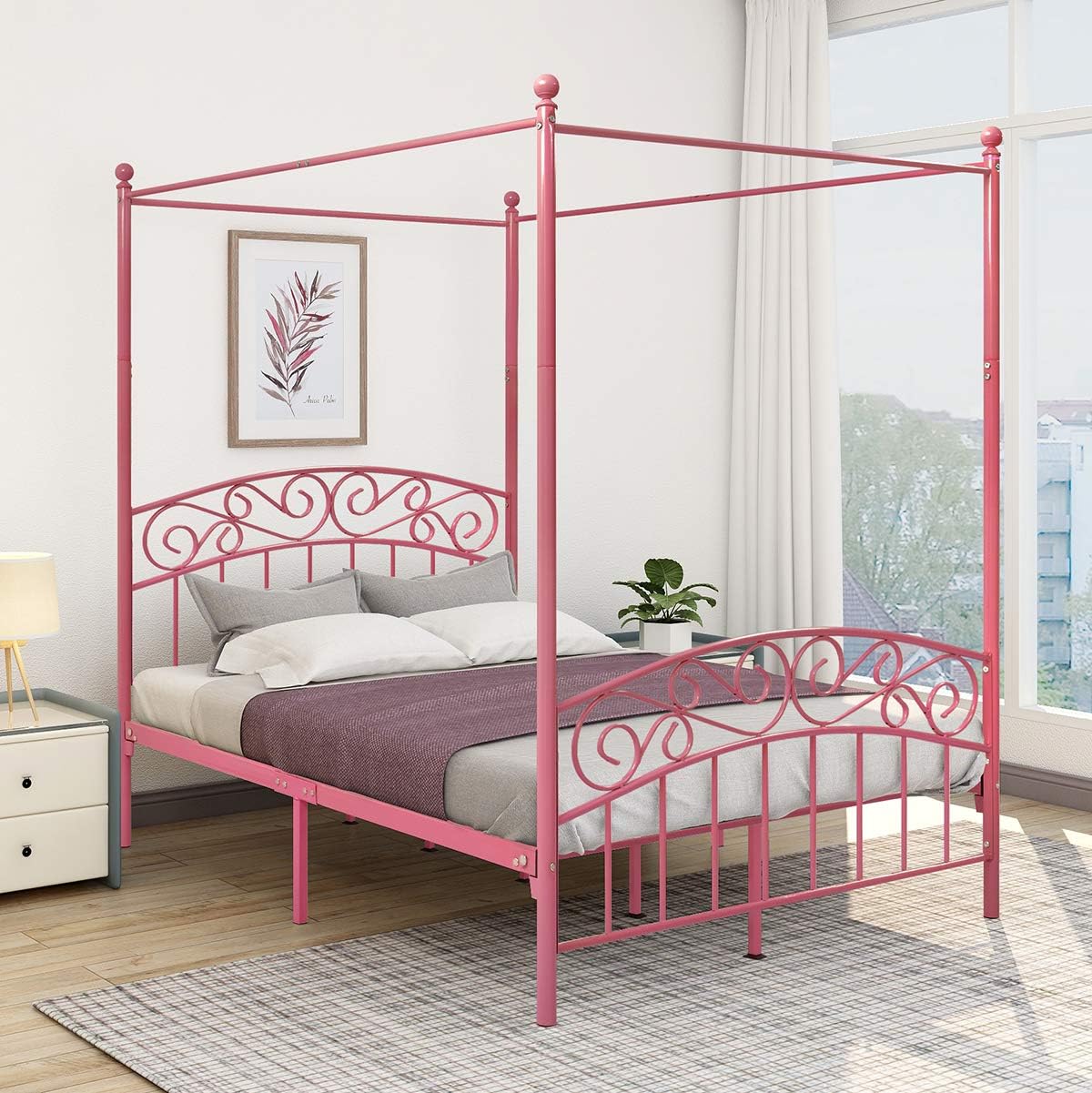 Best steel canopy bed frame