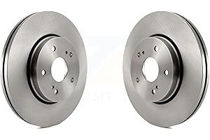 CMX Front Disc Brake Rotors Pair Replacement For 2010-2013 Suzuki Kizashi K8-100505