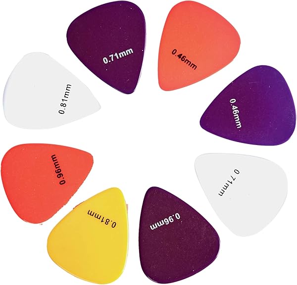 Amazonベーシック ギターピック セルロイド素材 無色 画像2