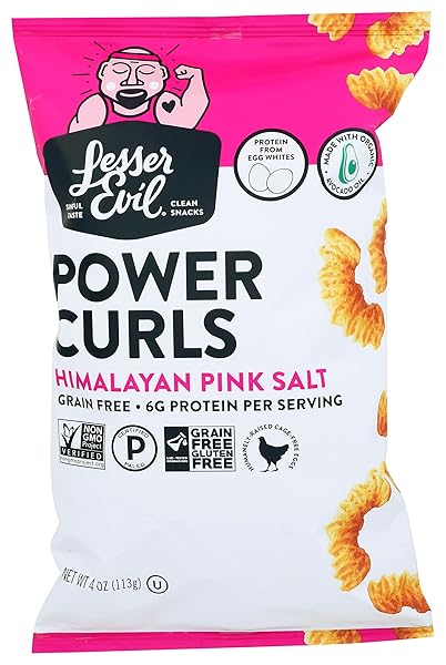 LESSEREVIL, POWER CURLS HIMALAYAN PINK SALT, 4 OUNCE...